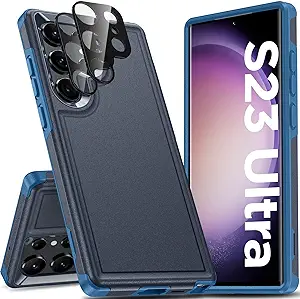 Photo 1 of Oneagle for Samsung Galaxy S23 Ultra Case, Samsung S23 Ultra 5G Phone Case with [2X Camera Lens Protectors][Military Shockproof] [Heavy Duty] [Non-Slip] Rugged Galaxy S23 Ultra Case 6.8"
