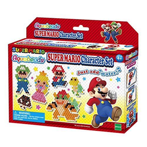 Photo 1 of Aquabeads Super Mario Character Set, Complete Arts & Crafts Kit for Children, Multicolor