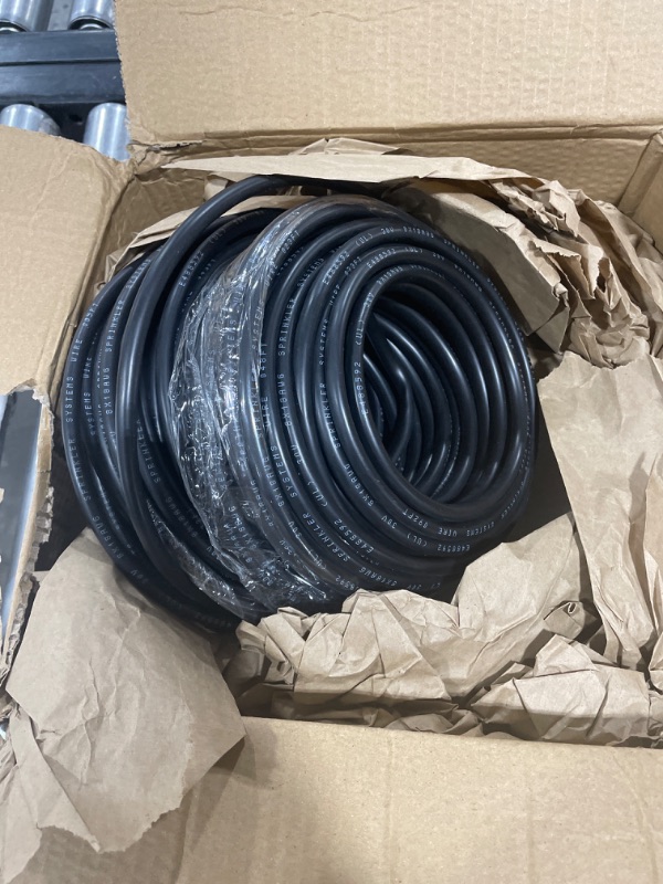 Photo 1 of 2 AWG 19-Stranded THHN Black Sprinkler hose