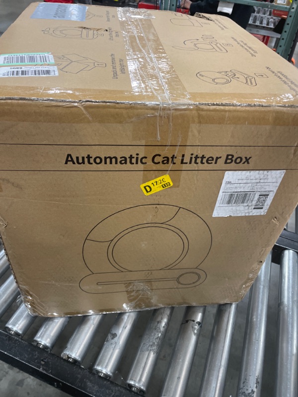 Photo 1 of BASTRUMI Self Cleaning Cat Litter Box, Automatic Cat Litter Box,Litter Robot Smart Litter Box with 65L+9L Large Capacity/APP Control for Multiple Cats with Mats & Baffle Plate?Improved Version? Grey