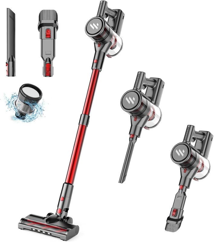 Photo 1 of  Cleaners for Home, Cordless Vacuum Cleaner with 80000 RPM High-Speed Brushless Motor, 2200mAh Powerful Lithium Batteries, 5 Stages High Efficiency Filtration, Up to 35 Mins Runtime Vacuum