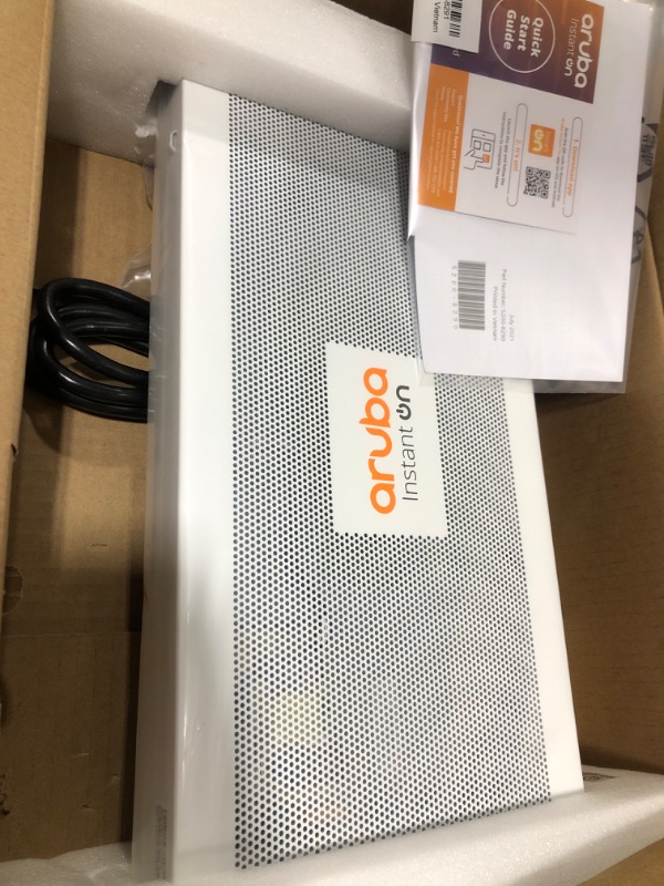 Photo 2 of Aruba Instant On 1830 24-Port Gb Smart Switch - 24x 1G |2X SFP | Fanless | US Cord (JL812A#ABA) 24G 2SFP+