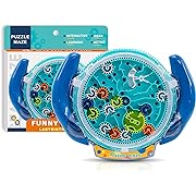 Photo 1 of 3D Gear Maze Puzzle Games for Kids Age 4-8, Brain Teasers Gravity Maze Game, Marble Maze Board Game, Mind Puzzles Travel Toys for Toddlers (Blue)
