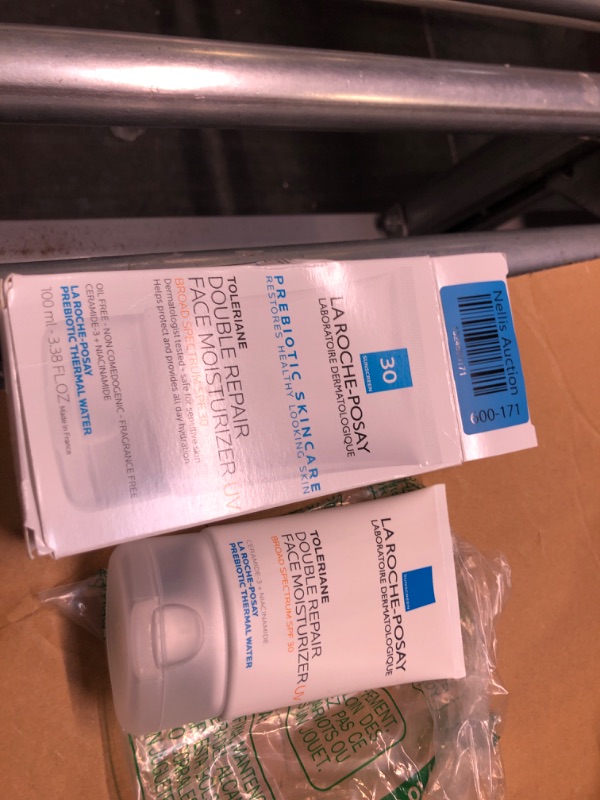 Photo 2 of La Roche-Posay Toleriane Double Repair UV SPF Moisturizer for Face, Daily Facial Moisturizer with Sunscreen SPF 30, Niacinamide and Glycerin, Oil Free, Moisturizing Sun Protection