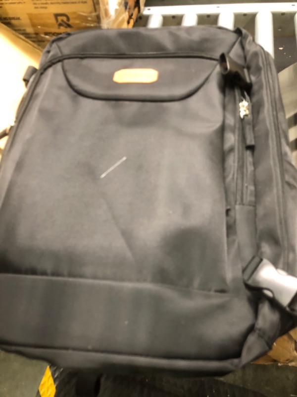 Photo 1 of Carry on Backpack, Flight Approved Large Travel Backpack with USB Charge Port, TSA 15.6 Inch Anti-Theft Laptop Backpack Lightweight Daypack Business College Weekender Overnight Bag, Black