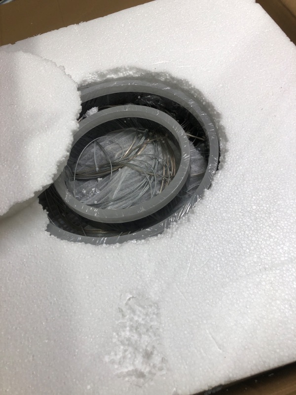 Photo 1 of Guang Shuo Modern Chandelier LED Pendant Light,5 Rings Dimmable Adjustable Hanging LED Chandelier for Dining Room, Modern Pendant Lighting Fixtures with Remote Control for Living Room Kitchen Medium 5r