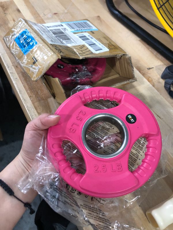 Photo 1 of 02.5 ibs pink color plates 