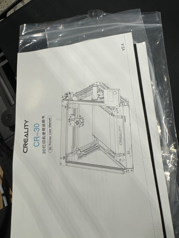 Photo 1 of Creality CR-30 3D Printer 3DPrintMill Infinite Z Belt Printer Continuous Belt CoreXY Motion Upgraded 32-bit Silent Board Dual Gear Metal Extruder Cosplay Props Print Farm