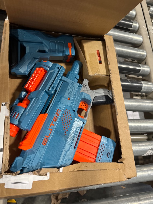 Photo 1 of 2 set blue nerf guns 