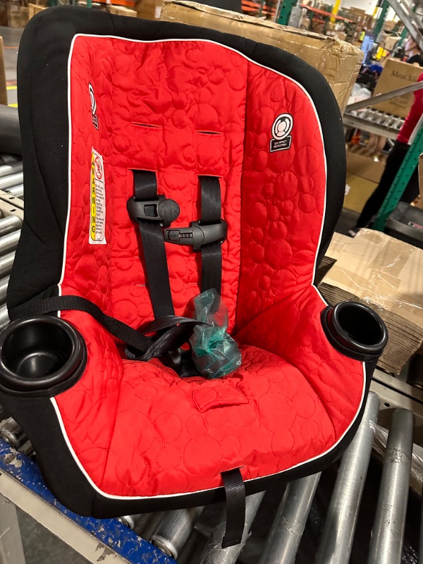 Photo 2 of Disney Baby Onlook 2-in-1 Convertible Car Seat, Rear-Facing 5-40 pounds and Forward-Facing 22-40 pounds and up to 43 inches, Mouseketeer Mickey