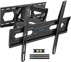 Photo 1 of Full Motion TV Wall Mount Bracket for Most 32-70 inch TVs, Swivel Extension Tilting Leveling TV Mount, Max VESA 400x400mm, Holds up to 110 lbs & 16" Wood Studs with Hole Drilling Template by USX STAR