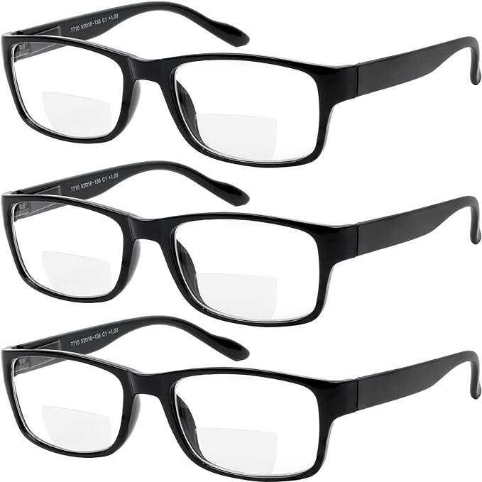 Photo 1 of Bifocal Reading Glasses for Men and Women Rectangle MultiFocal Readers