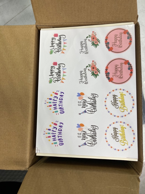 Photo 1 of 60 Unique Birthday Cards,Birthday Cards Bulk With Message Inside,5 x 7 inches Happy Birthday Cards Assortment,Assorted Birthday Cards With Envelopes and Stickers in Birthday Cards Bulk Boxed Set.