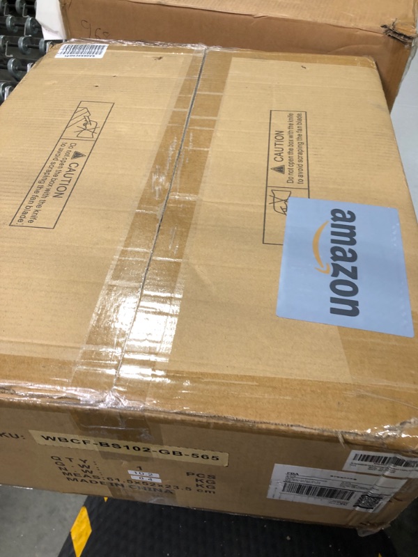 Photo 1 of 60 Inch Ceiling Fan without Lights, Wood 8 Blades 6-Speed Noiseless Reversible DC Motor, Modern Large Remote Control Ceiling Fan for Bedroom Dining Living Room, Gold Finish+Black Gold+Black 60" (No Light)