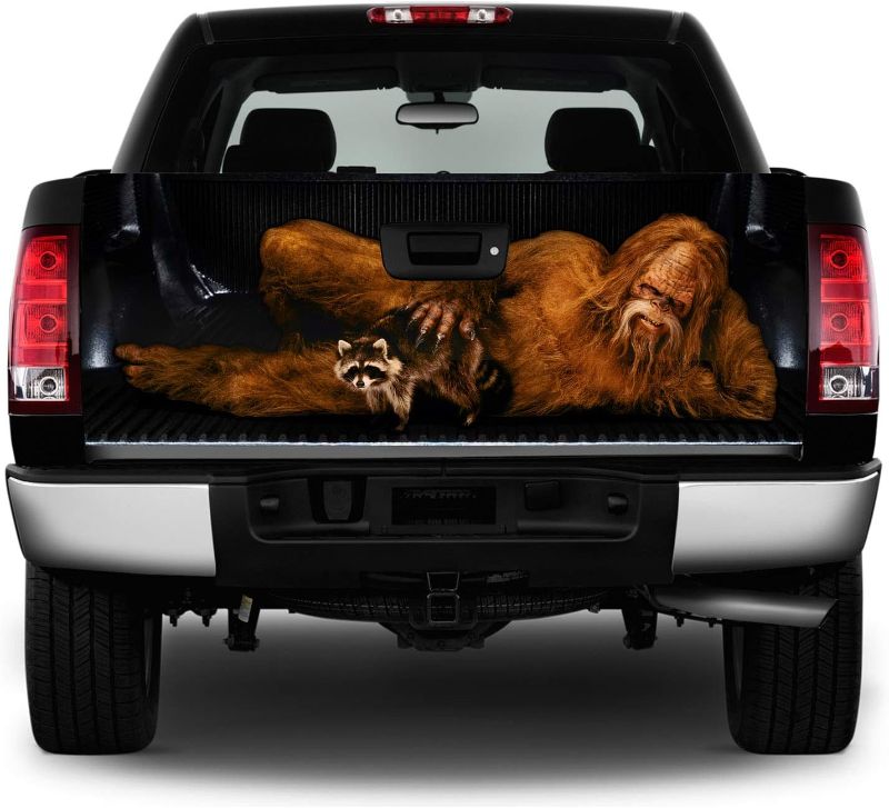 Photo 1 of 247 Skins Universal Tailgate Vinyl Graphic Decal Wrap - Trim to fit Any Vehicle - Bigfoot
