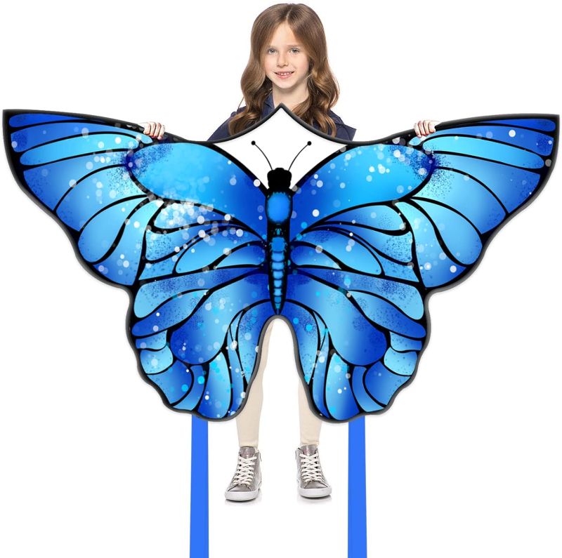 Photo 1 of Butterfly Kite for Kids & Adults Easy to Fly, 55" x 28" Large Single Line Kite for The Beach, Easy Flying Kite Comes with 300 FT String Kite Handle