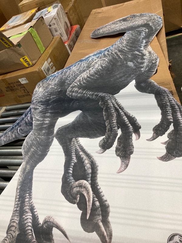 Photo 2 of Cardboard People Blue Life Size Cardboard Cutout Standup - Jurassic World Dominion (2022 Film