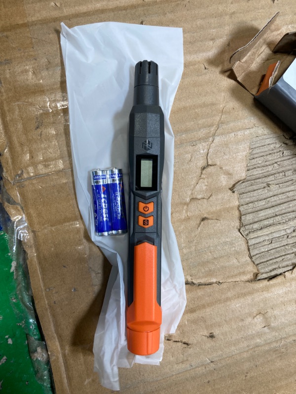 Photo 2 of PT199 Natural Gas Leak Detector with Audible & Visual Alarm, Portable Gas Sniffer to Locate Combustible Sources Like Methane, Propane for Home(Includes Battery x2)-Orange