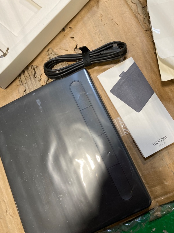 Photo 2 of *** MISSING PARTS***
Wacom Intuos Small Graphics Drawing Tablet, includes Training & Software; 4 Customizable ExpressKeys Compatible With Chromebook Mac Android & Windows, photo/video editing, design & education,Black