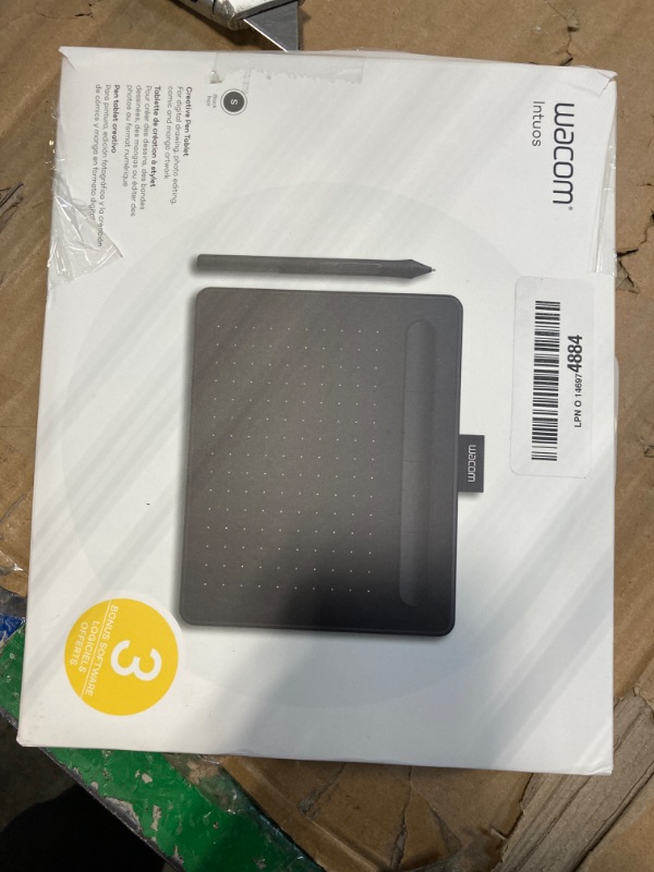 Photo 3 of *** MISSING PARTS***
Wacom Intuos Small Graphics Drawing Tablet, includes Training & Software; 4 Customizable ExpressKeys Compatible With Chromebook Mac Android & Windows, photo/video editing, design & education,Black