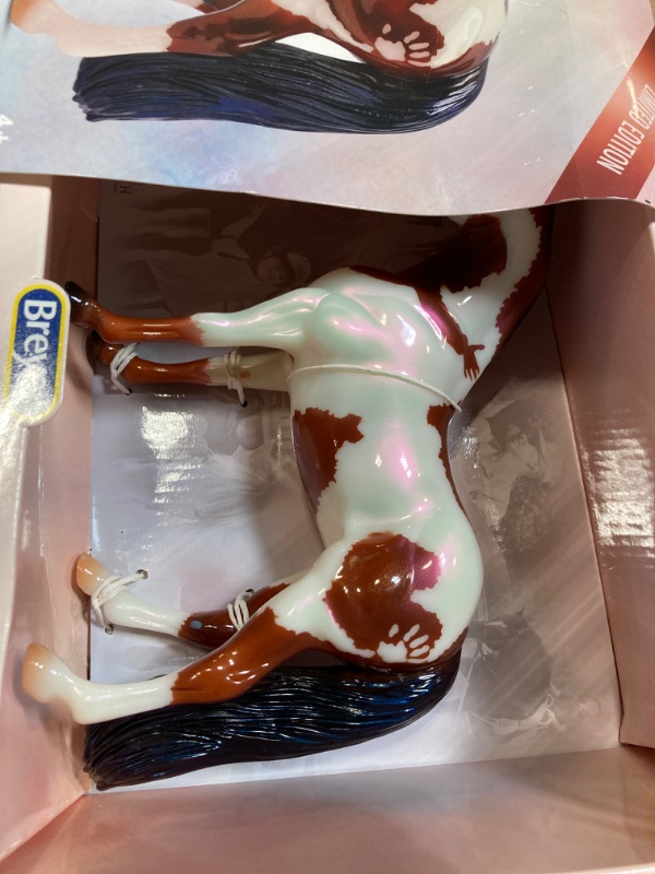 Photo 2 of Breyer Horses Horse of The Year | Hope | Horse Toy | Special Edition - Benefiting Path International | 8" x 6" | Model #62123 Brown & White