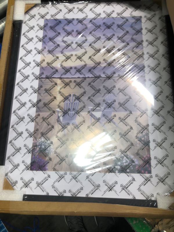 Photo 1 of 17x22 Frame Black, Perfect for 17x22 Inch Picture without Mat or 12x18 Inch Picture with Mat, Home Wall Decor Picture Frame-1 PCS