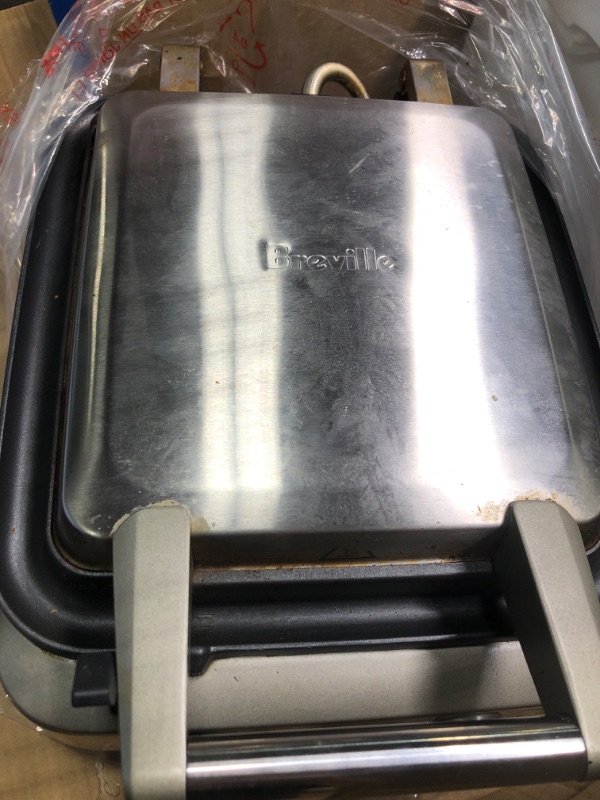 Photo 2 of **NEEDS CLEANED** **USED** Breville BWM604BSS Smart Waffle Maker, Brushed Stainless Steel