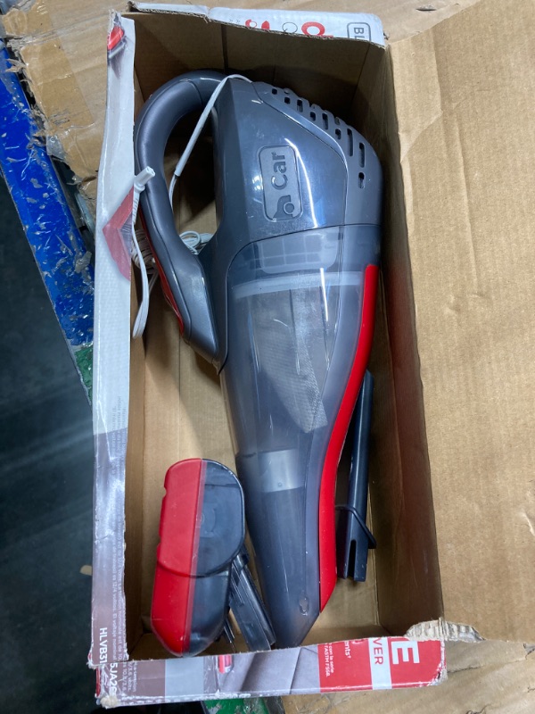 Photo 2 of ***DAMAGED***
BLACK+DECKER dusbuster Handheld Vacuum for Car, Cordless, Gray (HLVB315JA26)