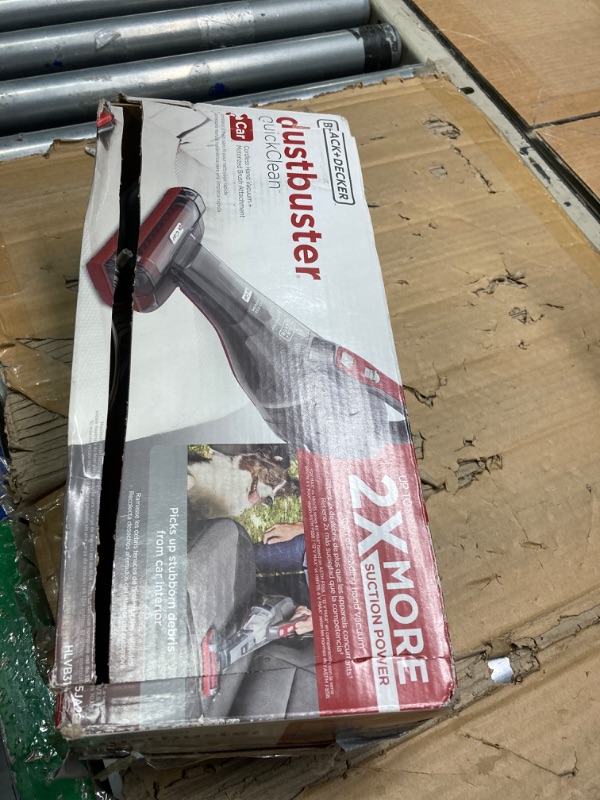 Photo 3 of ***DAMAGED***
BLACK+DECKER dusbuster Handheld Vacuum for Car, Cordless, Gray (HLVB315JA26)