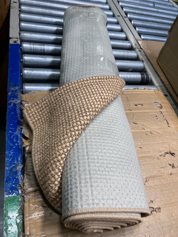 Photo 1 of IOHOUZE Kitchen Hallway Runner Rug -2.6'x10' Boho Tan Entryway Runners for Farmhouse Decor, Woven Indoor Outdoor Carpet Rugs, Washable Rag Rug for Bedroom/Bathroom/Laundry Room Boho 08 2.6 ft x 10 ft