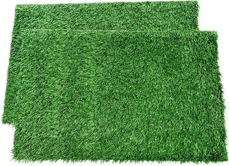 Photo 1 of 
LOOBANI Dog Grass Pee Pads, Artificial Dog Training Grass Pads for Potty Tray, Fake Grass Tuf for Dogs to Pee On, Indoor Pee Grass for Dog Potty, Dog Grass...