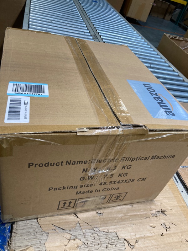 Photo 1 of Under Desk Elliptical Machine, Electric Ellipse Leg Exerciser, Electric Seated Pedal Exerciser with LED Screen& 5 Adjustable Speeds, Orange and Black