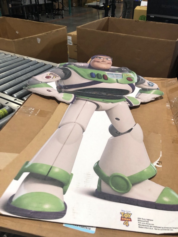 Photo 3 of Cardboard People Buzz Lightyear Life Size Cardboard Cutout Standup - Disney Pixar Toy Story 4 (2019 Film)
