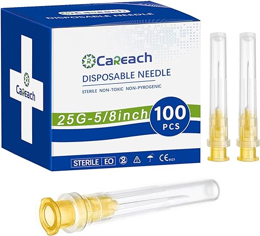 Photo 1 of 100pcs 25 Gauge Needles 1inch, for Lab Accessories, Measurement and Refilling Inks