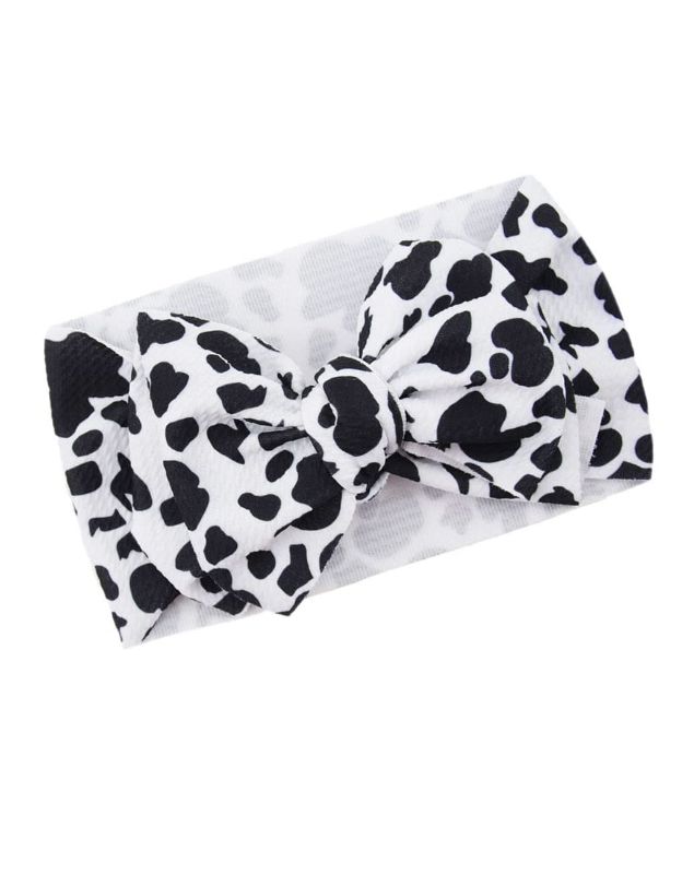 Photo 1 of Baby Cow Stria Turban Headband Baby Cow Stria Hair Bows Baby Cow Stria Headwarp BBG52 (B3-Turban)