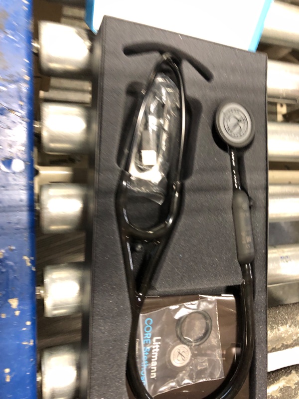 Photo 1 of 3M Littmann CORE Digital Stethoscope, Black Chestpiece, Stem and Headset, 27 Inc
