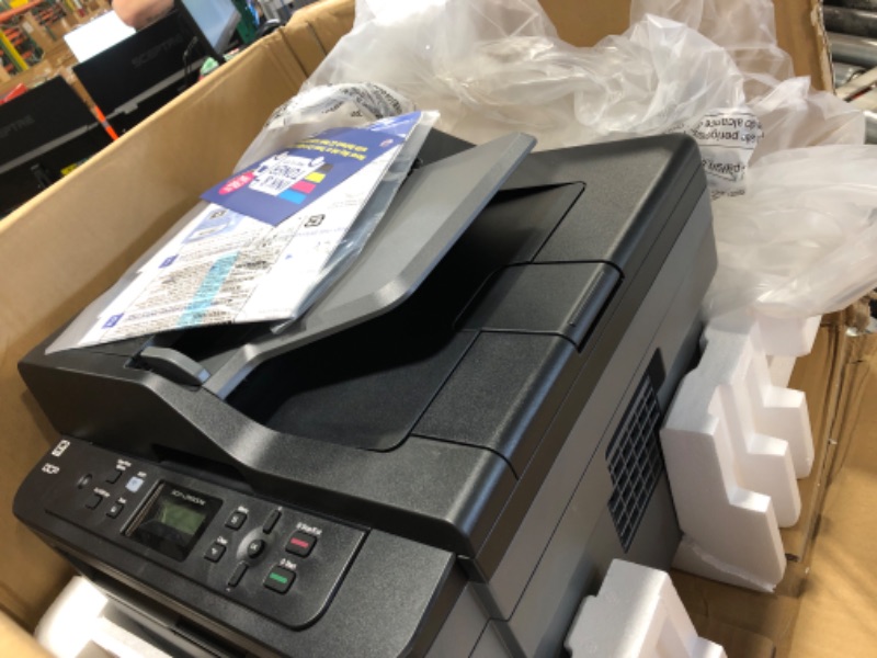 Photo 1 of Brother Monochrome Laser Printer, Compact Multifunction Printer and Copier, DCPL2550DW, Refresh Subscription and Amazon Dash Replenishment Ready, Black New Model: DCPL2550DW