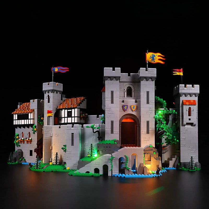 Photo 1 of BRIKSMAX Led Lighting Kit for LEGO-10305 Lion Knights' Castle - Compatible with Lego Icons Building Blocks Model- Not Include The Lego Set