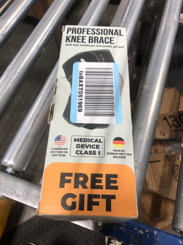 Photo 1 of DR. BRACE ELITE Knee Brace with Side Stabilizers & Patella Gel Pads for Maximum Knee Pain Support and fast recovery for men and women-Please Check How To Size Video (Moon, X-Large) X-Large Moon