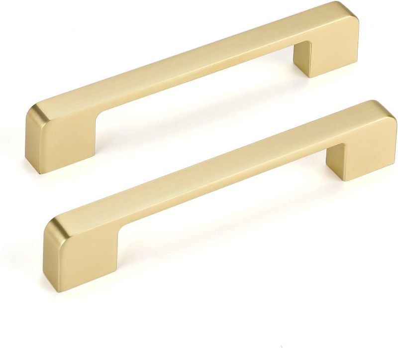 Photo 1 of 10 Pack 5 inch Brushed Gold Cabinet Pulls Brushed Brass Cabinet Pulls - Gold Cabinet Pulls Champagne Gold Cabinet Pulls Gold Kitchen Cabinet Pulls Gold Cabinet Handles MO9901GD128