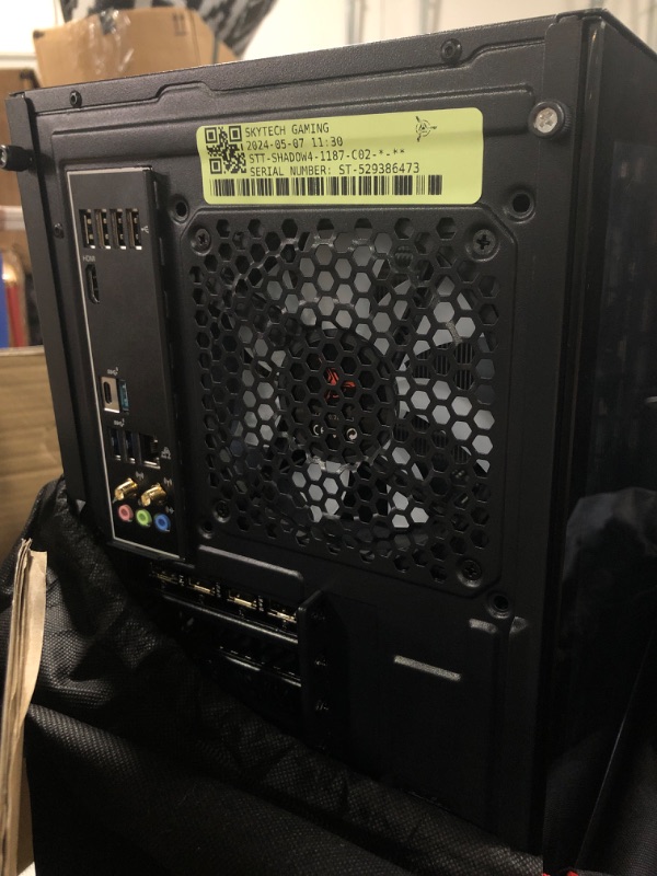 Photo 5 of Skytech Shadow Gaming PC, Intel i5 13400F 2.5 GHz (4.6GHz Turbo Boost), NVIDIA RTX 4060 8GB GDDR6X, 2TB SSD, 32GB DDR5 RAM 5200 RGB, 650W Gold PSU, Wi-Fi, Win 11 Home
