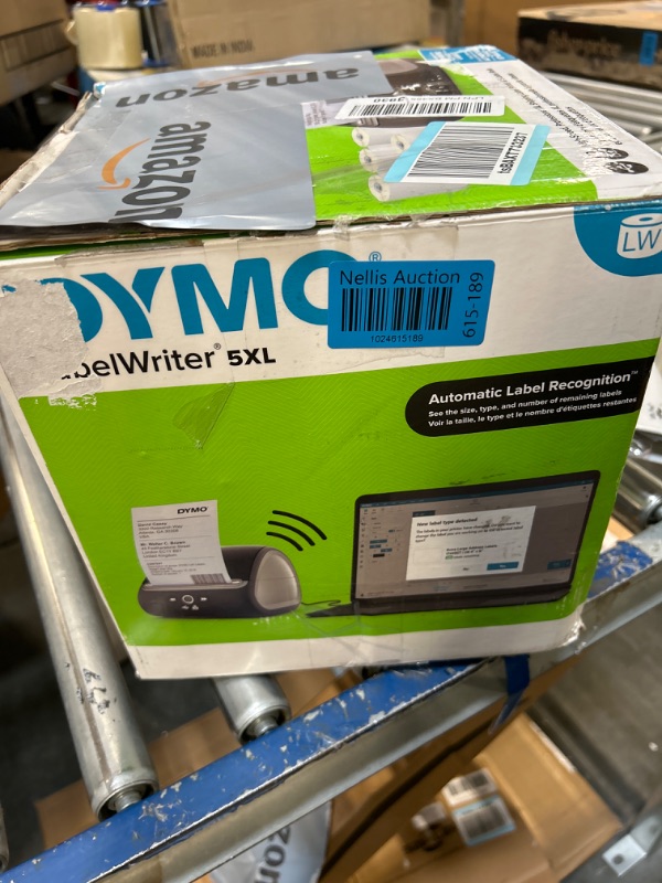 Photo 3 of DYMO LabelWriter 5XL Label Printer Bundle, Prints Extra-Wide Shipping Labels (UPS, USPS) from Amazon, eBay, and More, Perfect for eCommerce Sellers, Includes 5 Extra-Large Shipping Labels (1100 Total)