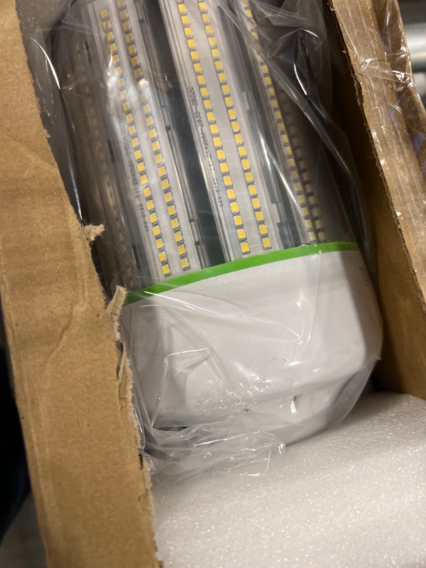 Photo 1 of 100W LED Corn Cob Light Bulb,Replace for 400 Watt Metal Halide HPS CFL HID lamp,5000K E39 Mogul Base,for Commercial and Industrial Lighting Bay Light Fixture Warehouse Workshop Gyms 100.0 Watts