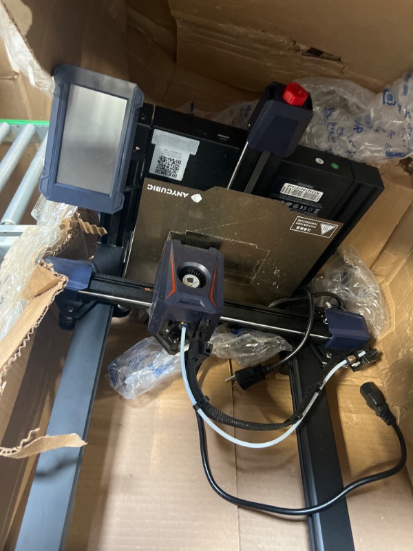 Photo 1 of ANYCUBIC Kobra 2 Neo 3D Printer, Upgraded 250mm/s Faster Printing Speed with New Integrated Extruder Details Even Better, LeviQ 2.0 Auto-Leveling Smart Z-Offset Ideal for Beginners 8.7"x8.7"x9.84"