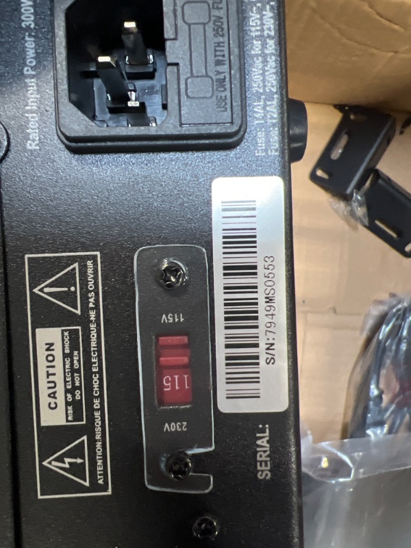 Photo 1 of ***ITEM HAS MINOR DAMGE TO KNOBS AND FRAME*** 

OSD Audio SMP300 Class D Digital Subwoofer Amplifier Rated at 300W Max
