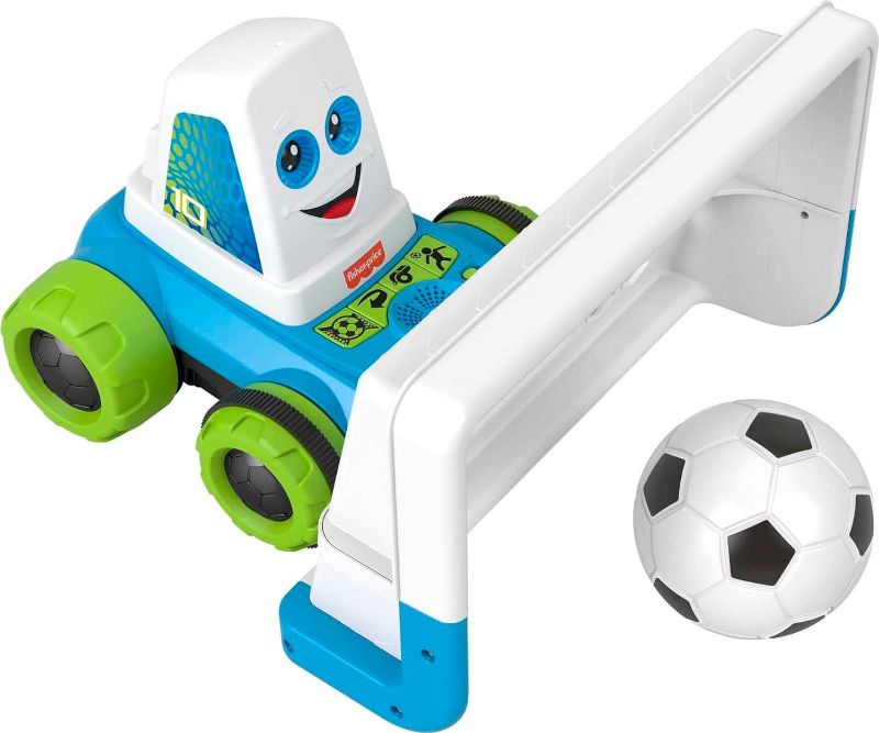 Photo 1 of Fisher-Price Electronic Soccer Game Goaldozer Toy Motorized Net with Lights & Sounds for Preschool Sports Play Ages 3+ Years
