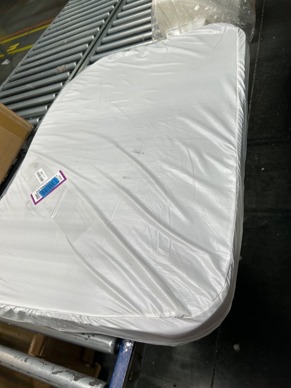 Photo 1 of BabyDoll Bedding Cradle Mattress & Sheet Combo, White, 18" W x 36" L
VERY USED