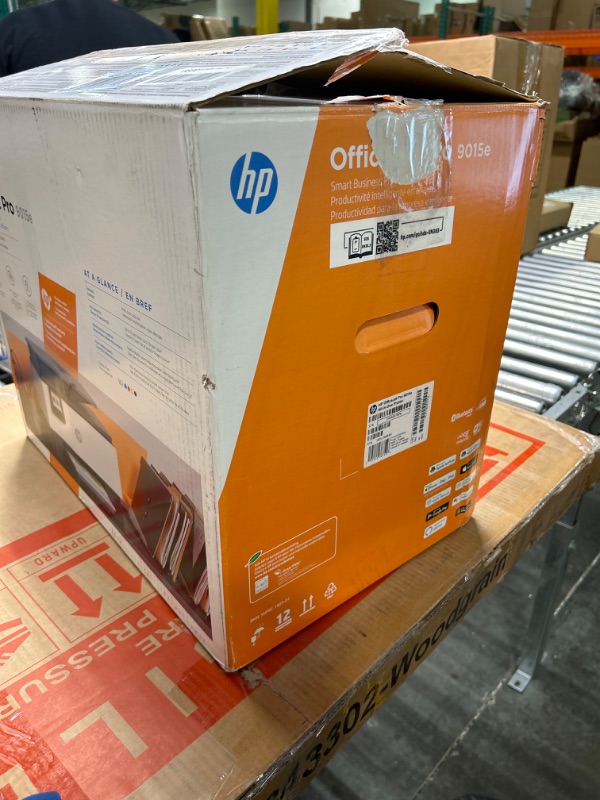 Photo 4 of HP OfficeJet Pro 9015e Wireless Color All-in-One Printer with bonus 6 months Instant ink with HP+ (1G5L3A),Gray