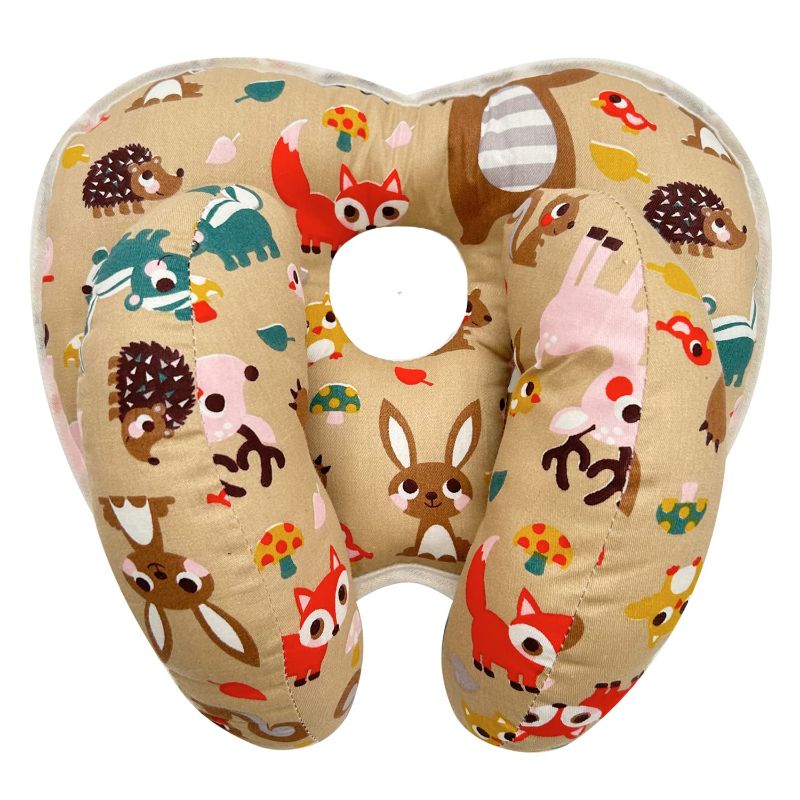 Photo 1 of Baby Head Neck Support, 2 in 1 Banana Shape Travel Cushion for Stroller and Car Seat, Toddler Soft Organic Fabric Adjustable Head Insert
