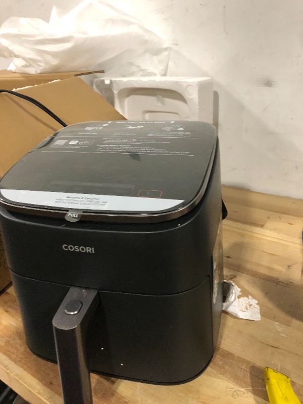 Photo 5 of ****NON FUNCTIONAL**** 
COSORI Next Generation TurboBlaze 6.0-Quart Air Fryer: 9 Functions, 5 Speeds, Cooks Quickly and Evenly with Crispy Results, 95% Less Oil for Healthier Meals, Varied Recipes, Easy to Clean, Dark Gray 6.0 Quart Dark Gray